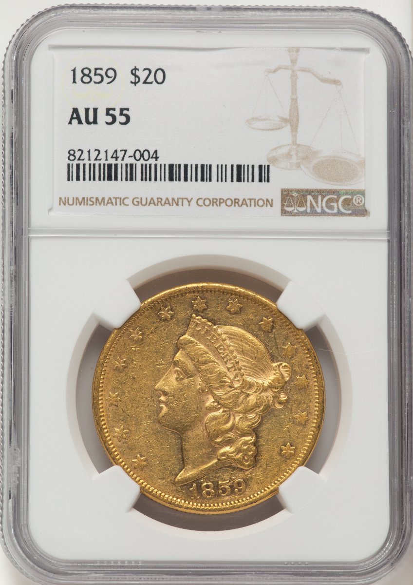 1859 Liberty Double Eagles (1859 $20)