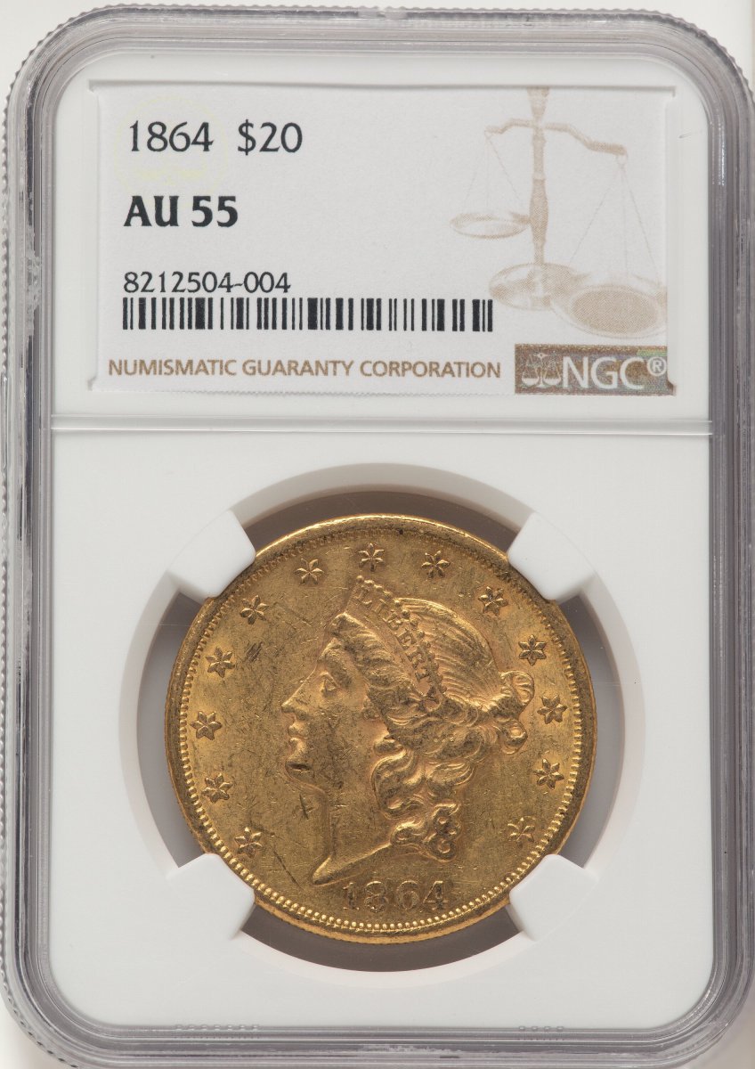 1864 Liberty Double Eagles (1864 $20)