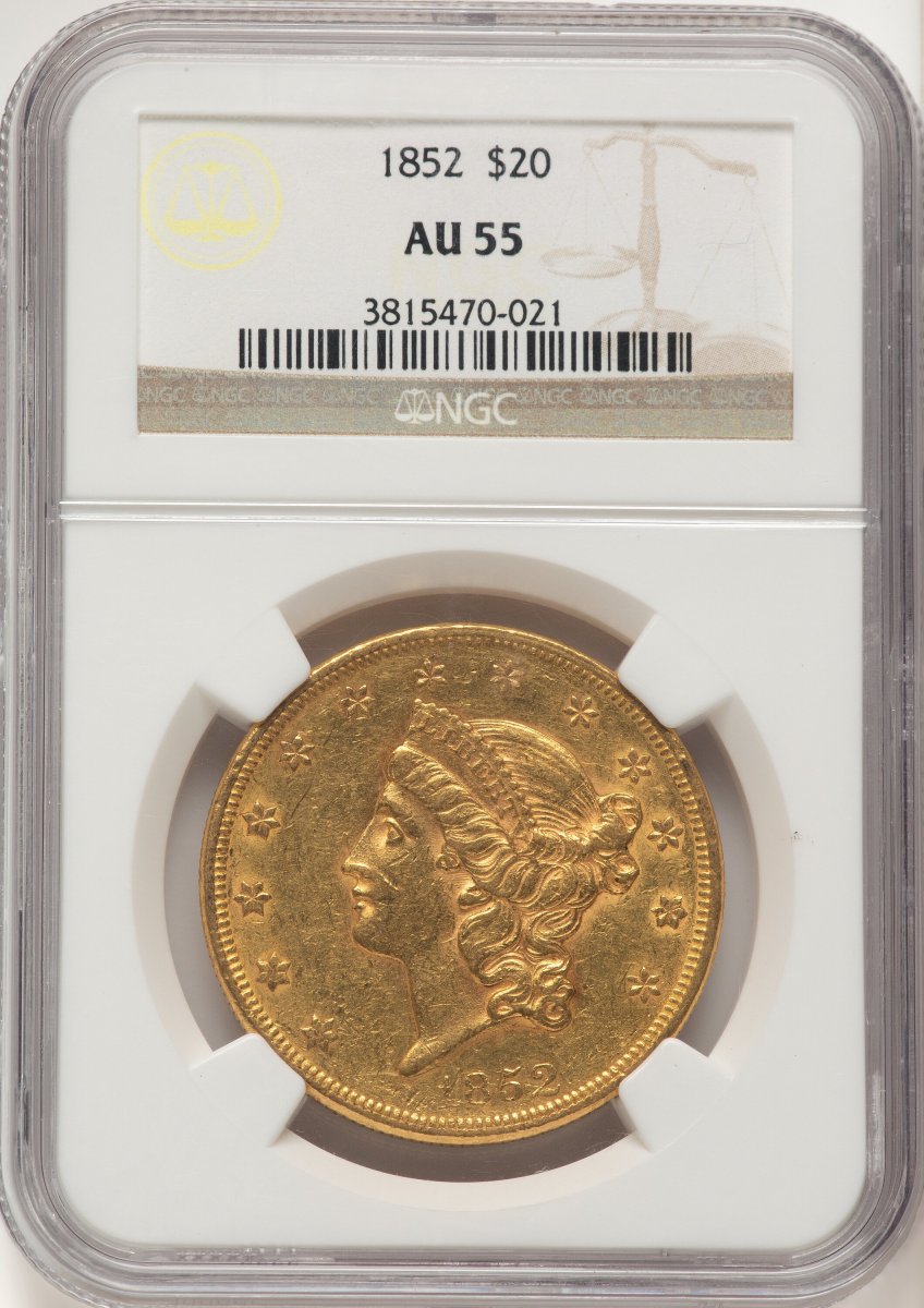 1852 Liberty Double Eagles (1852 $20)