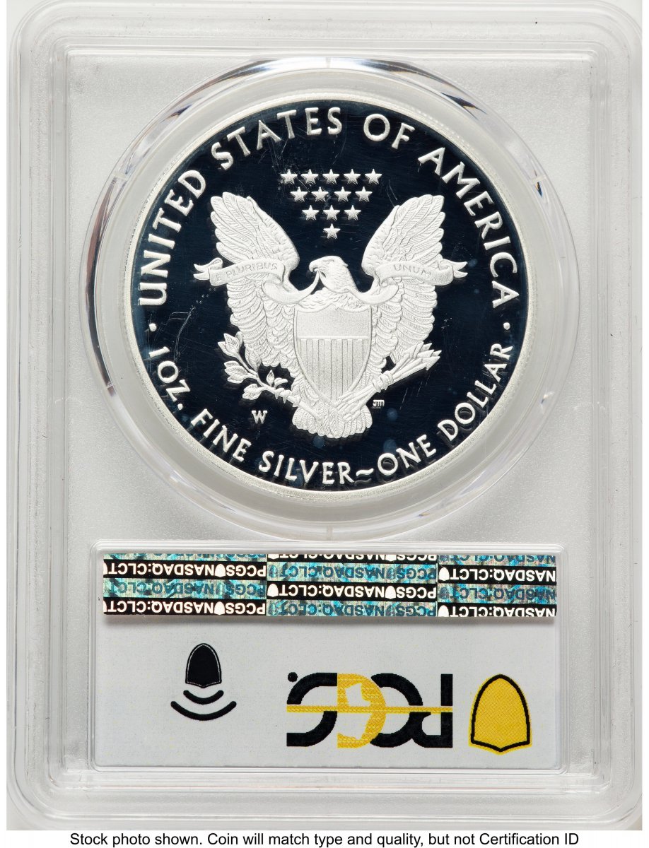 2021-W Modern Bullion Coins (2021-W TY1 Proof Silver Eagle 1 oz Early Issue Label)