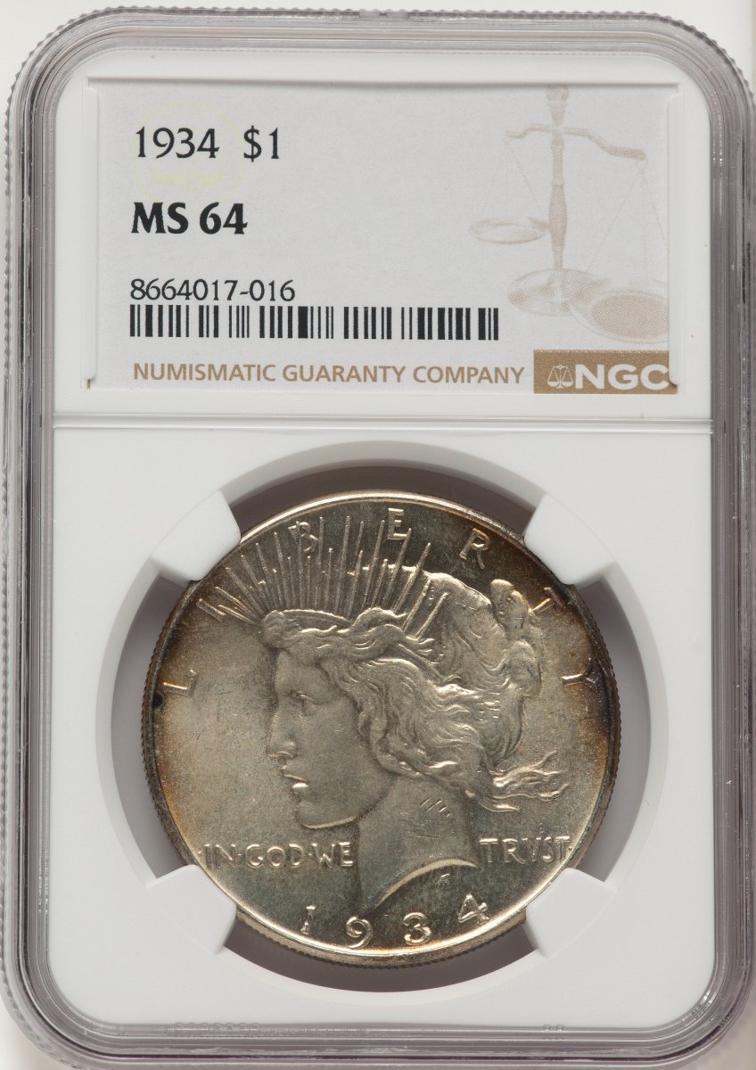 1934 Peace Dollars (1934 S$1)