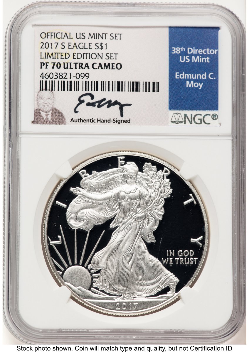 2017-S Modern Bullion Coins (2017-S Proof Silver Eagle Limited Edition Proof Set 1 oz Ed Moy)