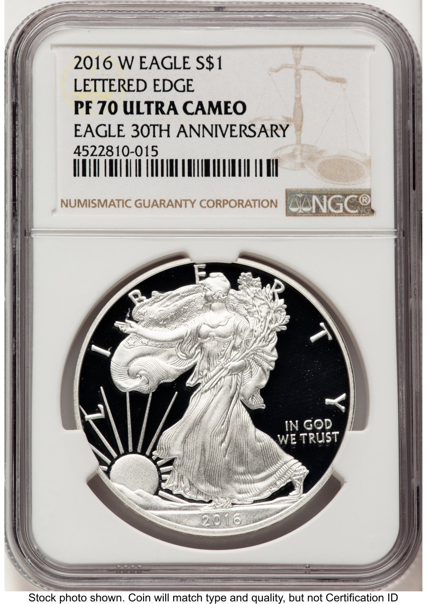 2016-W Modern Bullion Coins (2016-W Proof Silver Eagle 1 oz Brown Label)