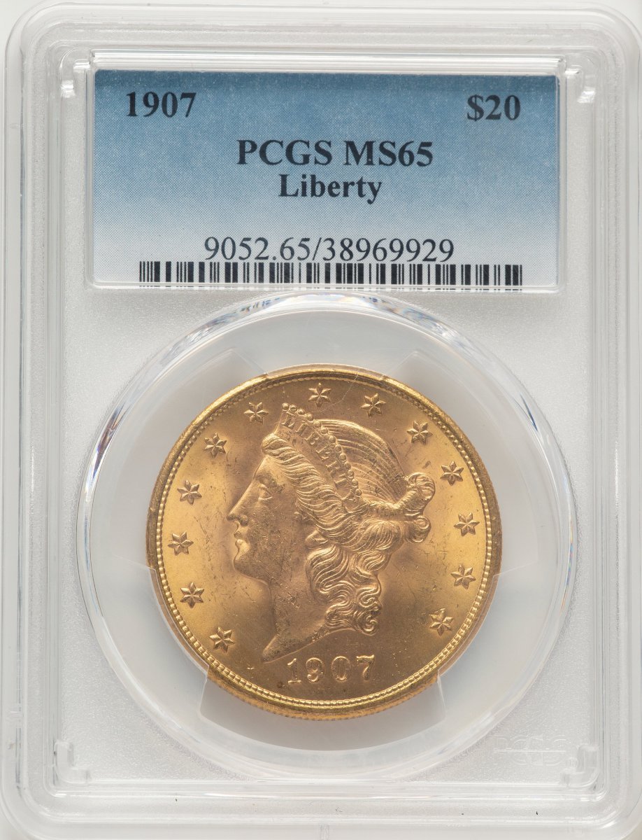 1907 Liberty Double Eagles (1907 $20 Liberty, MS)
