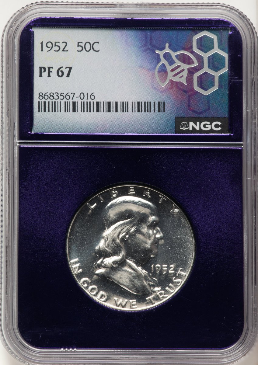 1952 Proof Franklin Half Dollars (1952 50C)