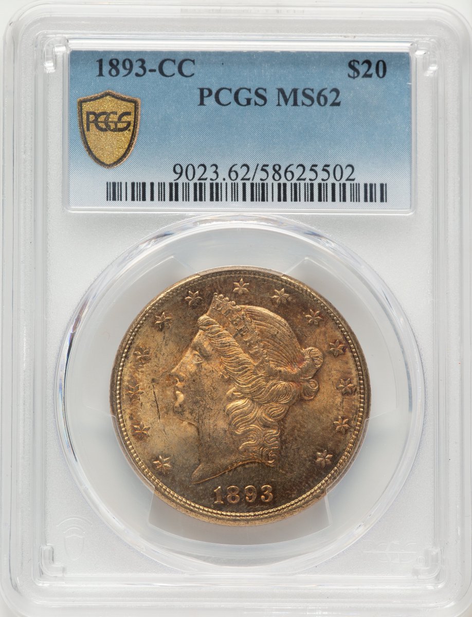 1893-CC Liberty Double Eagles (1893-CC $20 PCGS Secure)