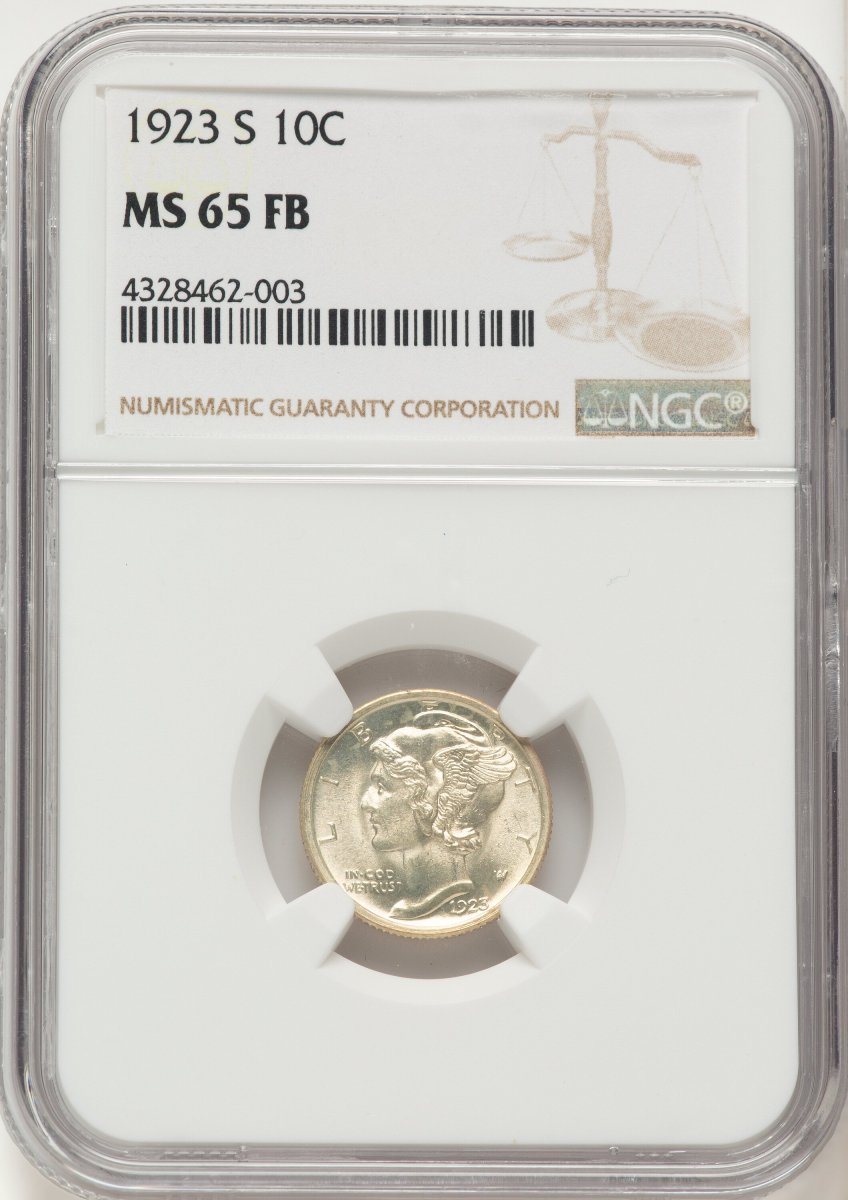 1923-S Mercury Dimes (1923-S 10C, FB)