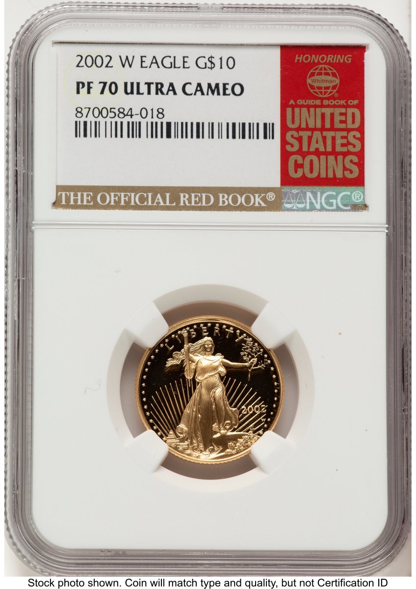 2002-W Modern Bullion Coins (2002-W Proof Gold Eagle 1/4 oz Red Book)