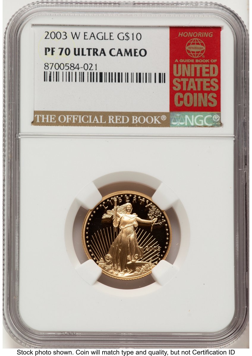 2003-W Modern Bullion Coins (2003-W Proof Gold Eagle 1/4 oz Red Book)