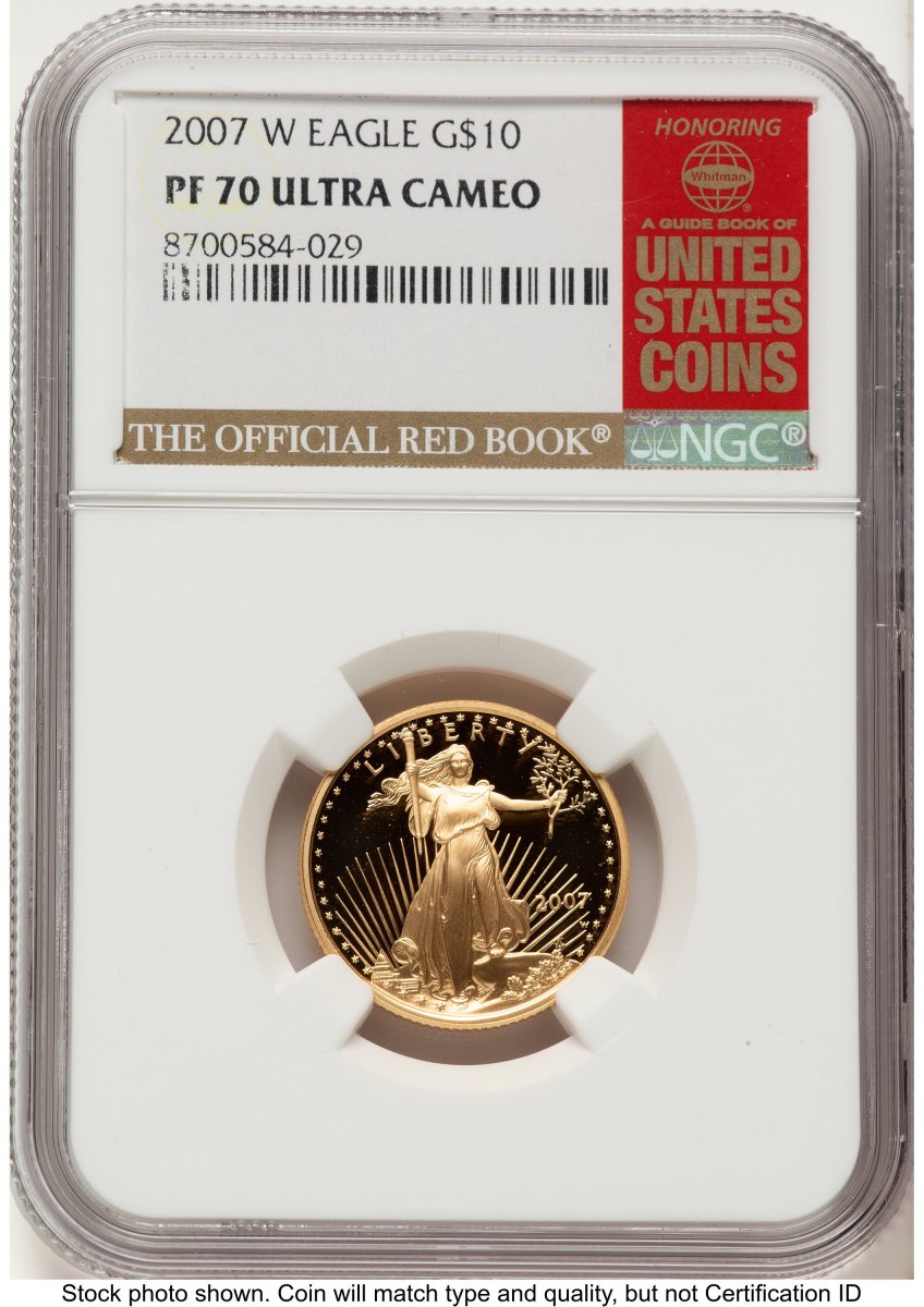 2007-W Modern Bullion Coins (2007-W Proof Gold Eagle 1/4 oz Red Book)