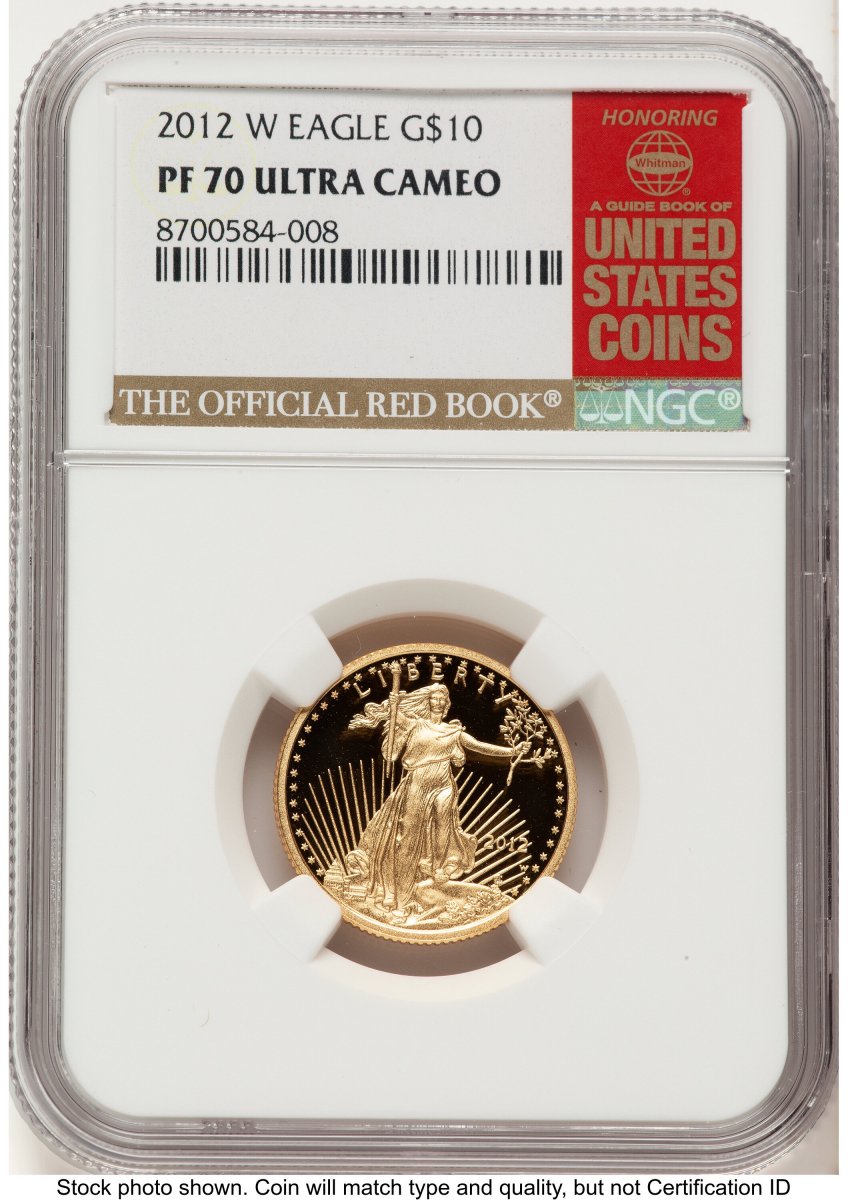 2012-W Modern Bullion Coins (2012-W Proof Gold Eagle 1/4 oz Red Book)