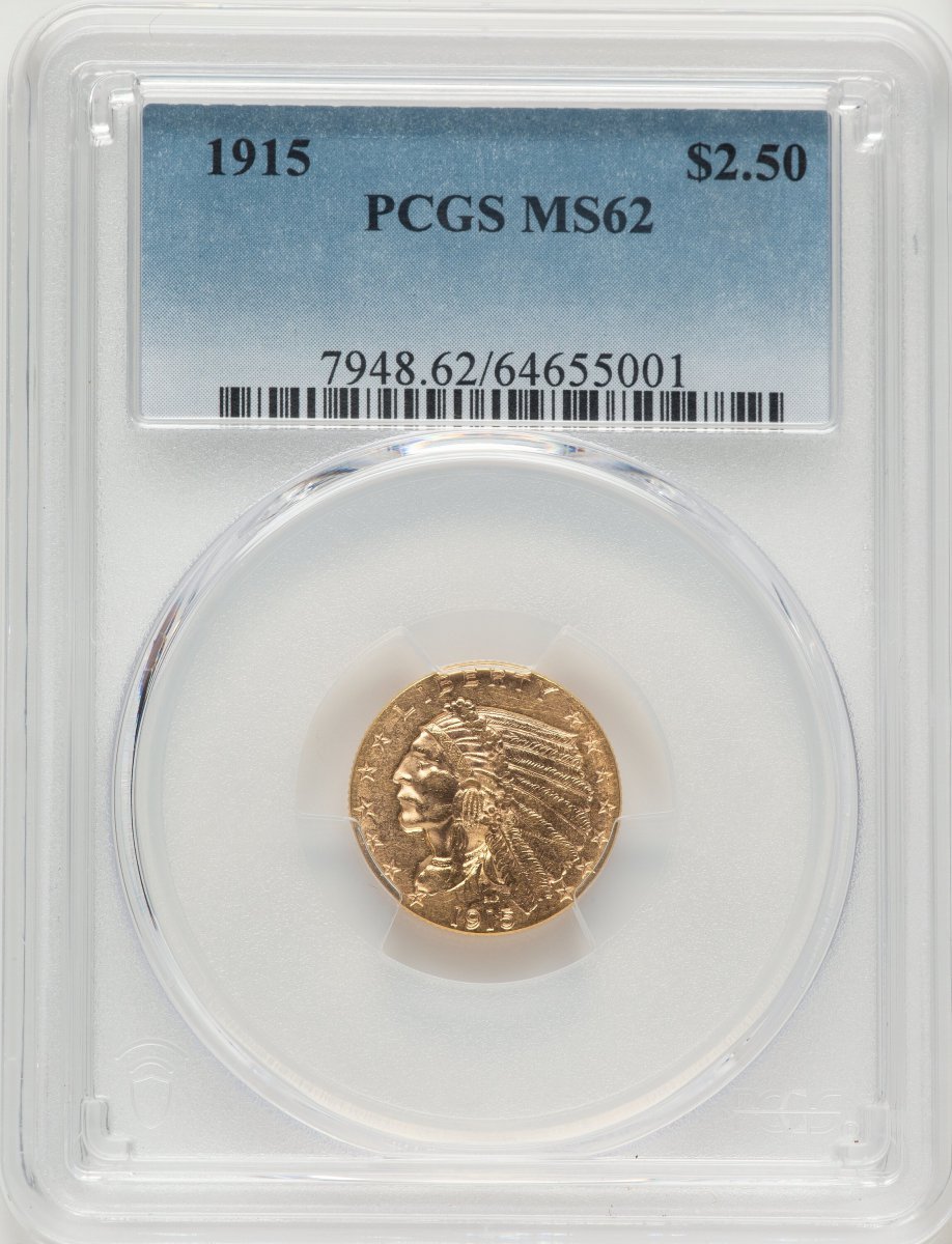 1915 Indian Quarter Eagles (1915 $2 1/2)
