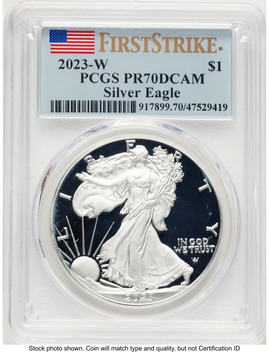 2023-W Modern Bullion Coins (2023-W Proof Silver Eagle 1 oz FS Flag)