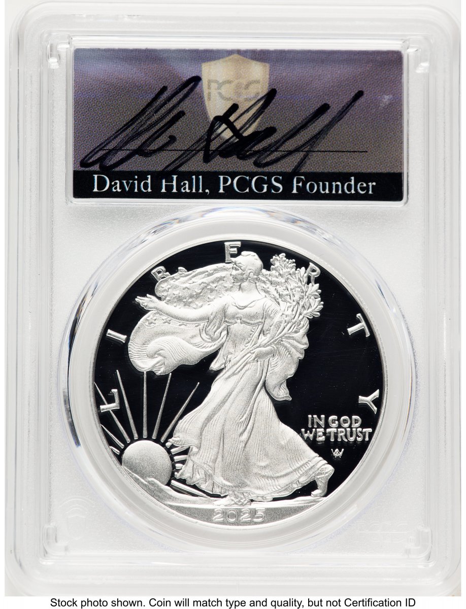 2025-W Modern Bullion Coins (2025-W Proof Silver Eagle 1 oz FDI David Hall)