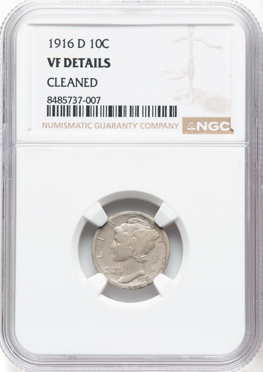 1916-D Mercury Dimes (1916-D 10C)