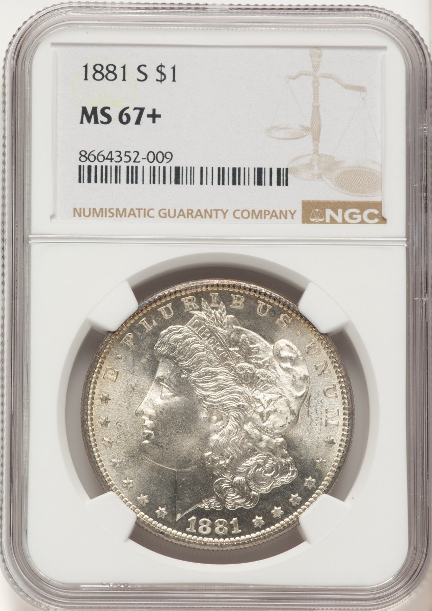 1881-S Morgan Dollars (1881-S S$1 NGC Plus)