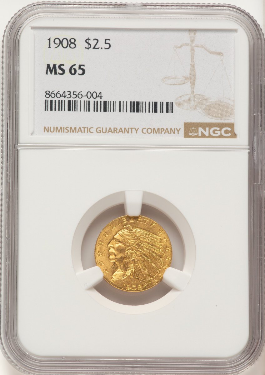 1908 Indian Quarter Eagles (1908 $2 1/2)