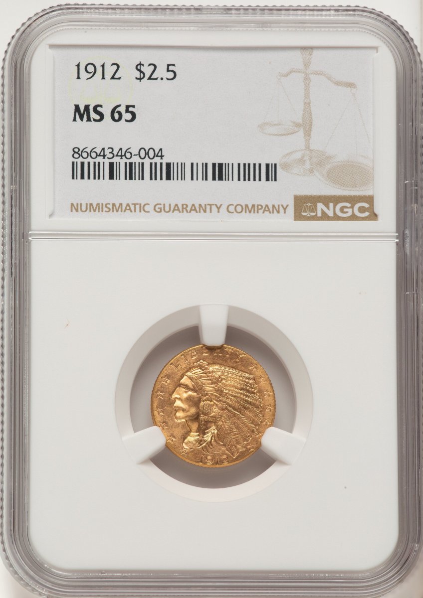 1912 Indian Quarter Eagles (1912 $2 1/2)