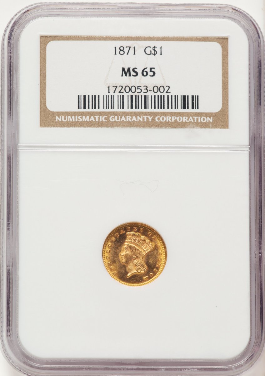 1871 Gold Dollars (1871 G$1)