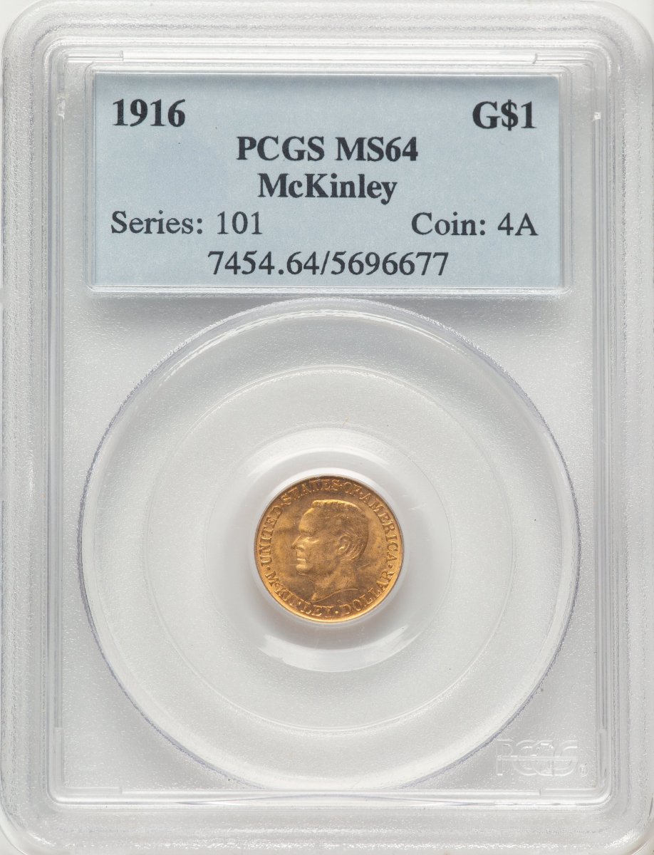 1916 Commemorative Gold (1916 G$1 McKinley)