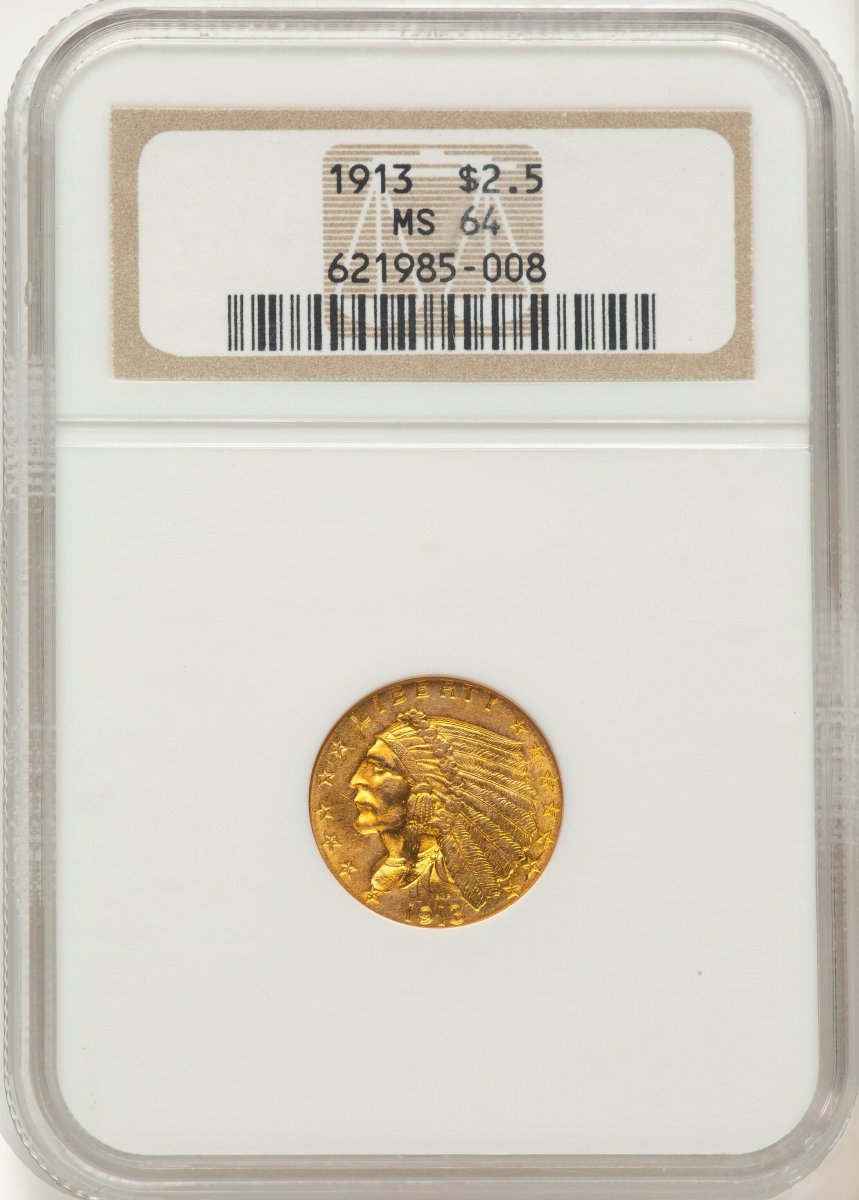 1913 Indian Quarter Eagles (1913 $2 1/2)