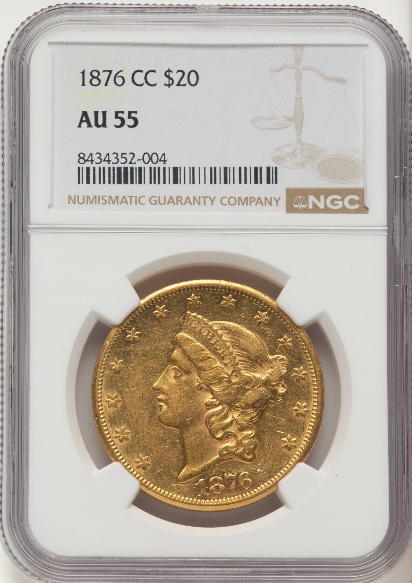 1876-CC Liberty Double Eagles (1876-CC $20)