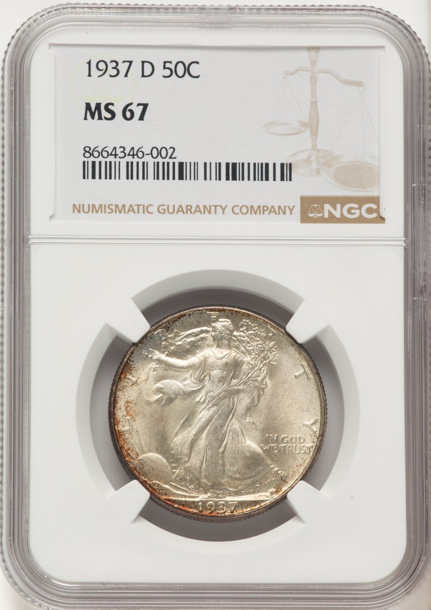 1937-D Walking Liberty Half Dollars (1937-D 50C)