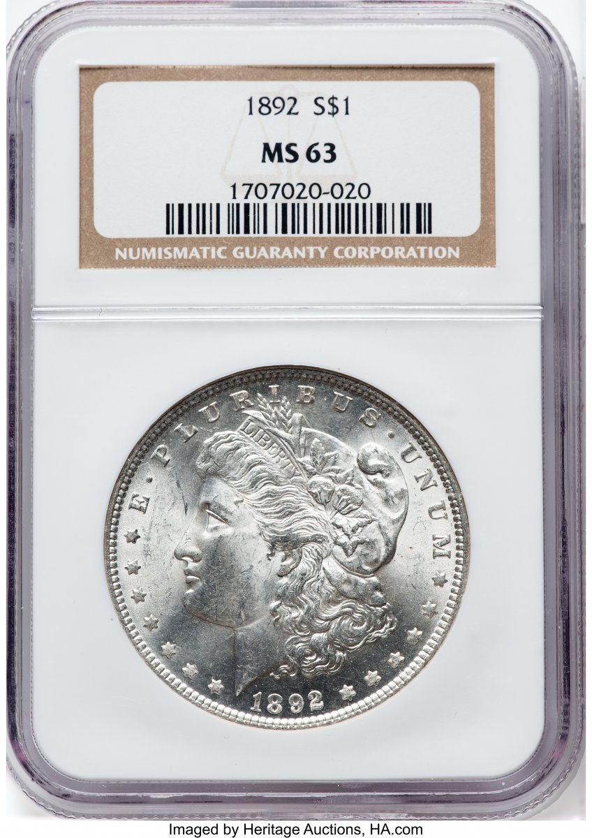 1892 Morgan Dollars (1892 S$1)