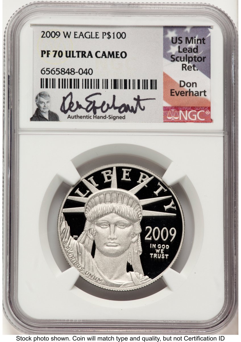 2009-W Modern Bullion Coins (2009-W Proof Platinum Eagle 1 oz Don Everhart)