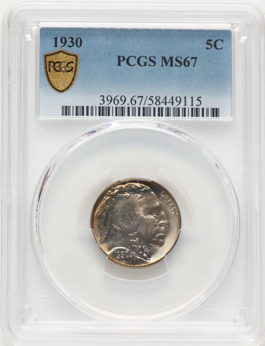 1930 Buffalo Nickels (1930 5C PCGS Secure)