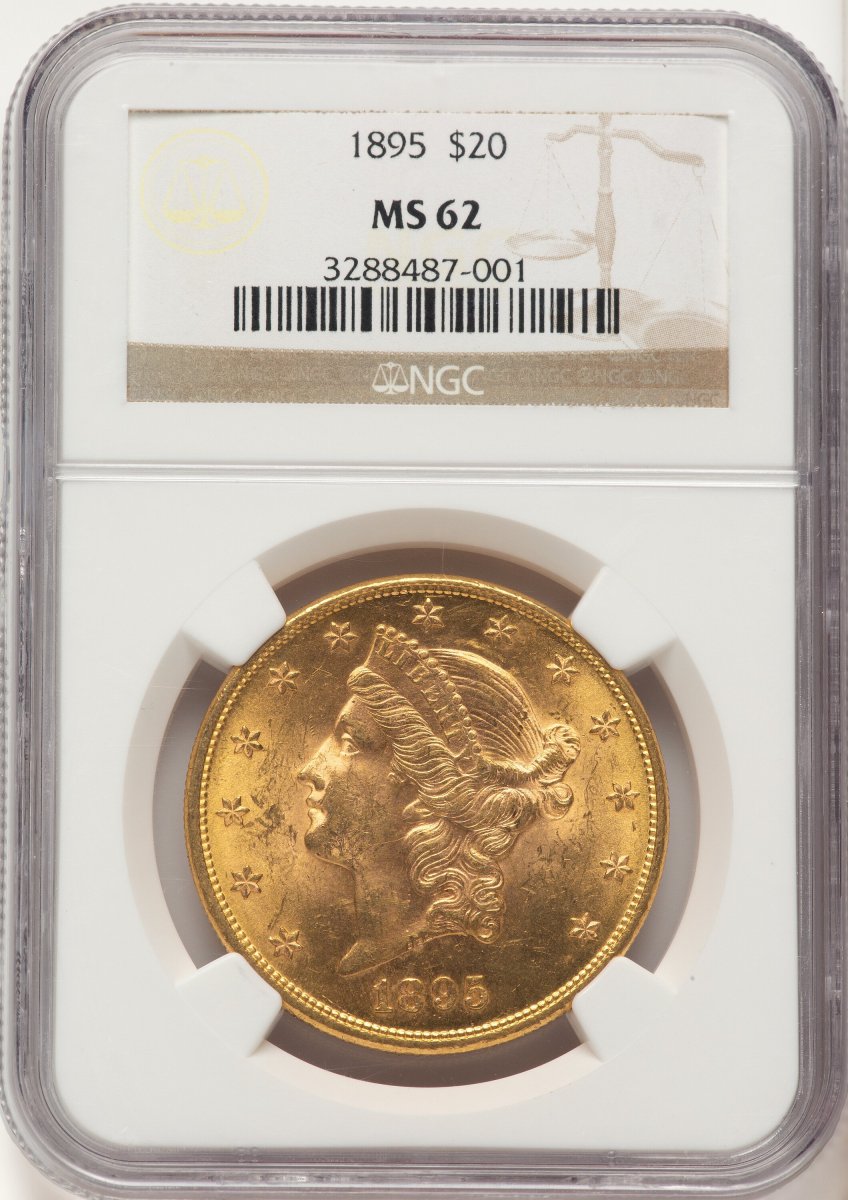 1895 Liberty Double Eagles (1895 $20 Brown Label)