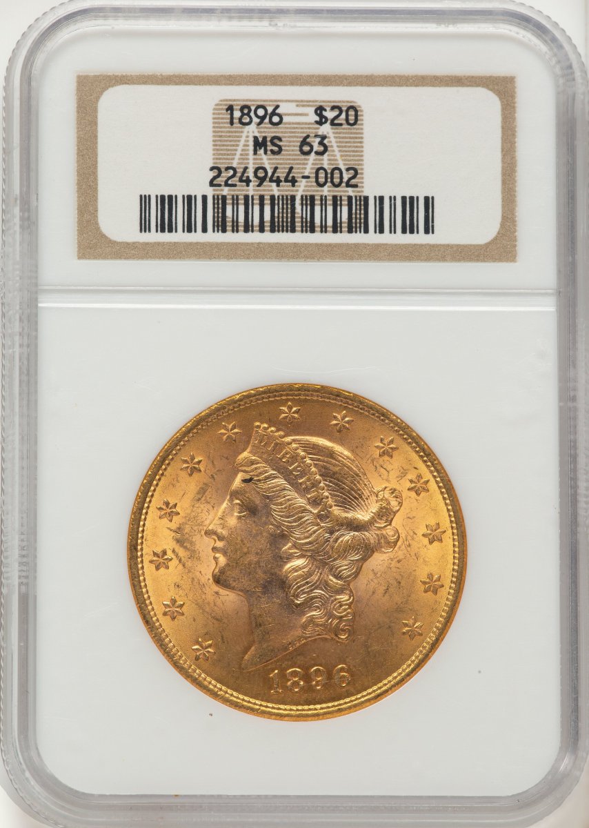 1896 Liberty Double Eagles (1896 $20 Brown Label)