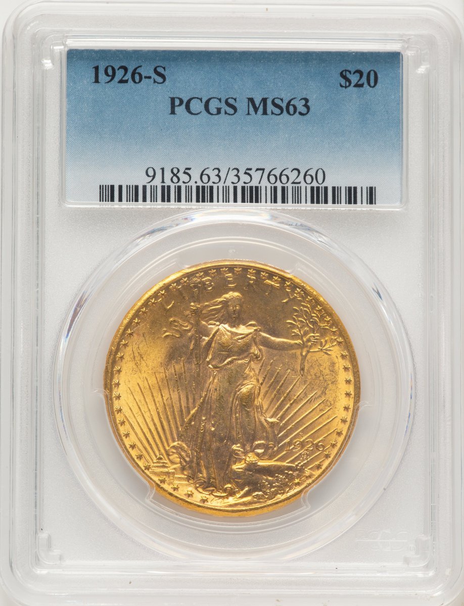 1926-S Saint-Gaudens Double Eagles (1926-S $20)