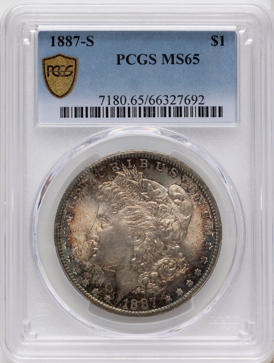 1887-S Morgan Dollars (1887-S S$1 PCGS Secure)