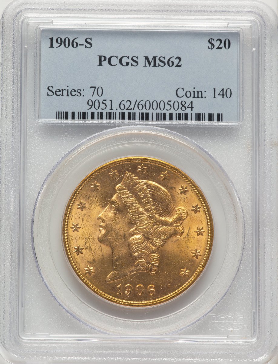 1906-S Liberty Double Eagles (1906-S $20)