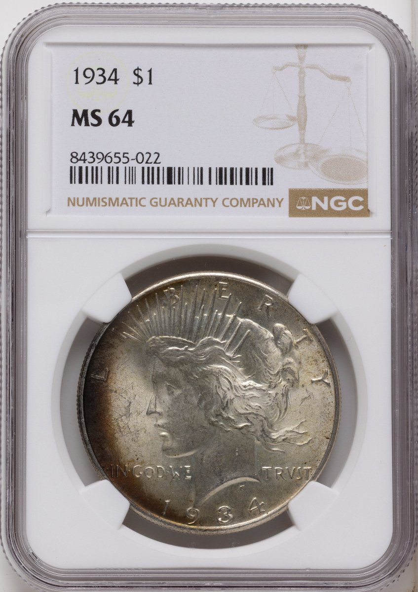 1934 Peace Dollars (1934 S$1)