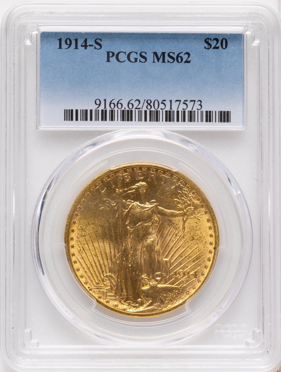 1914-S Saint-Gaudens Double Eagles (1914-S $20)