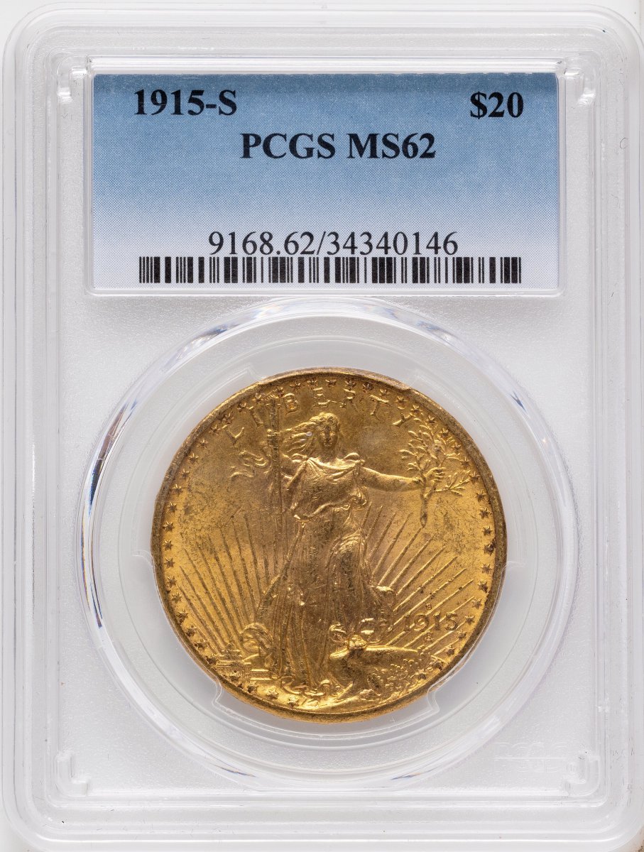 1915-S Saint-Gaudens Double Eagles (1915-S $20)