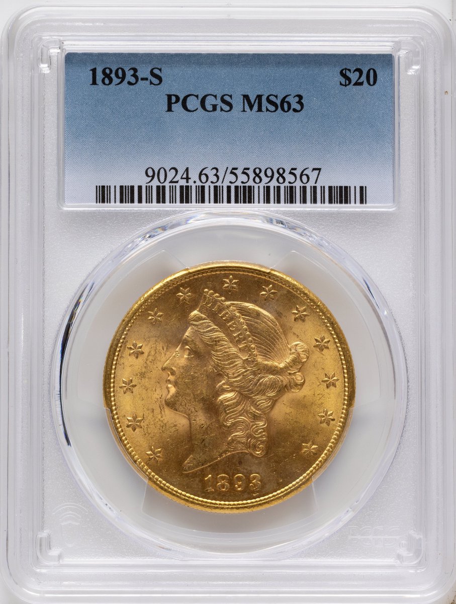 1893-S Liberty Double Eagles (1893-S $20)