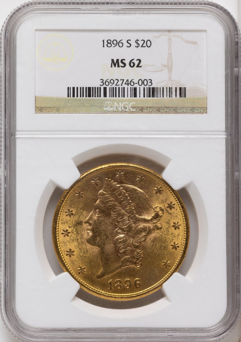 1896-S Liberty Double Eagles (1896-S $20)
