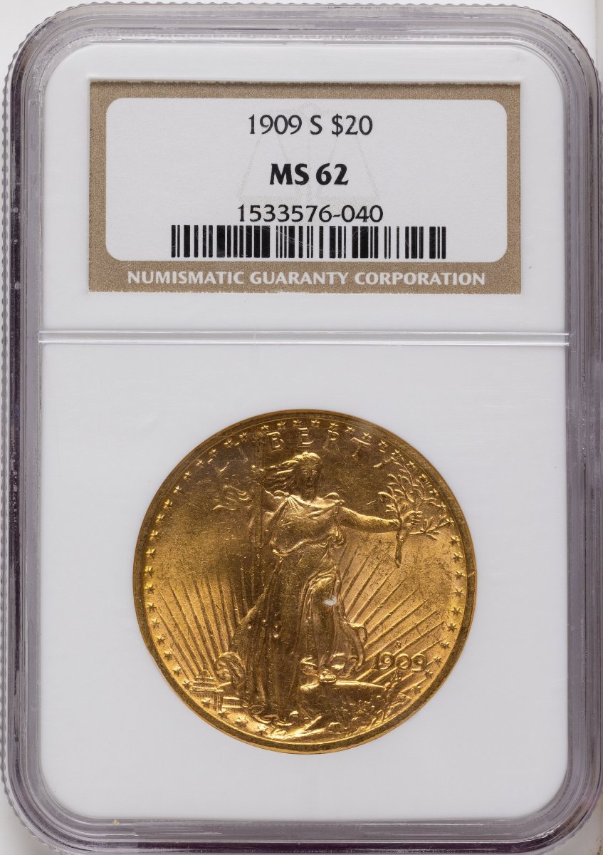 1909-S Saint-Gaudens Double Eagles (1909-S $20)