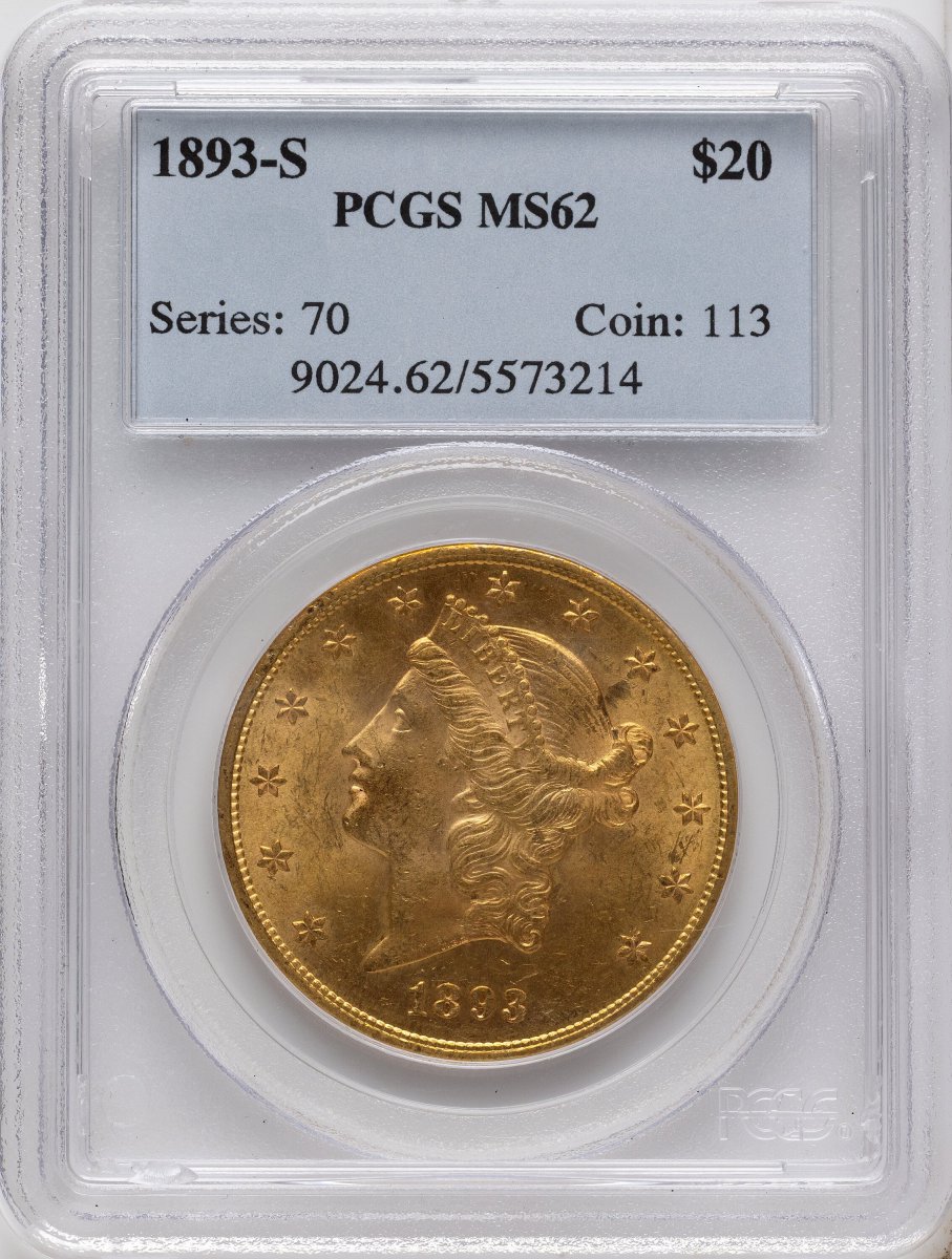 1893-S Liberty Double Eagles (1893-S $20)