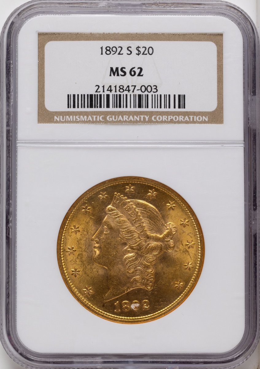 1892-S Liberty Double Eagles (1892-S $20)