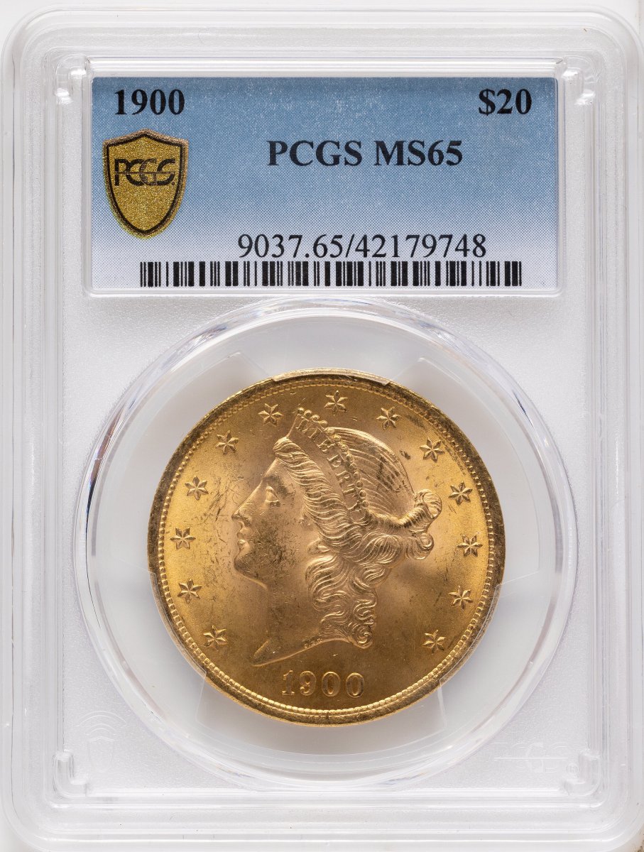 1900 Liberty Double Eagles (1900 $20 PCGS Secure)