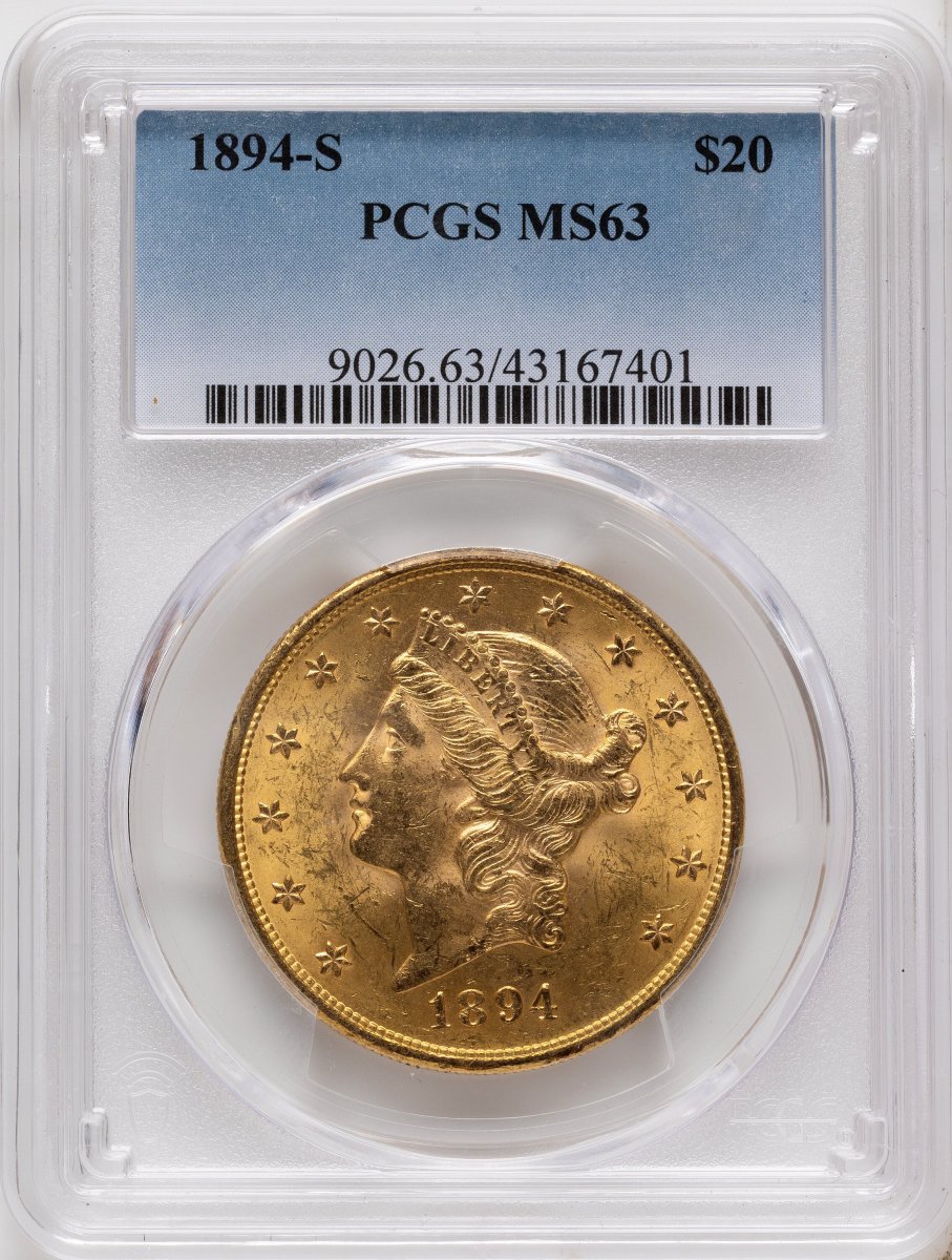 1894-S Liberty Double Eagles (1894-S $20)