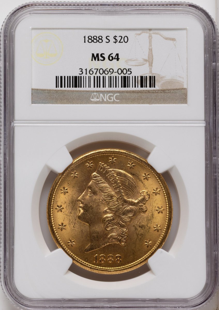 1888-S Liberty Double Eagles (1888-S $20)