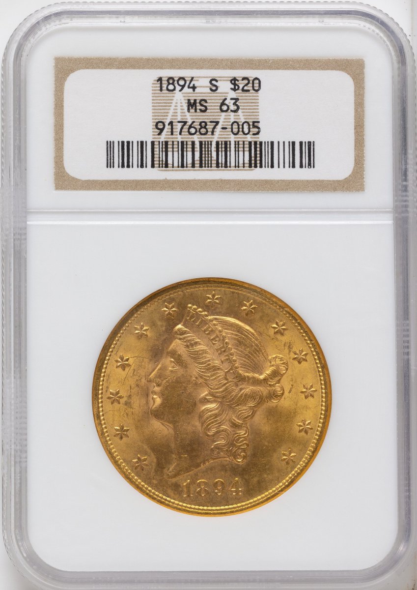 1894-S Liberty Double Eagles (1894-S $20)