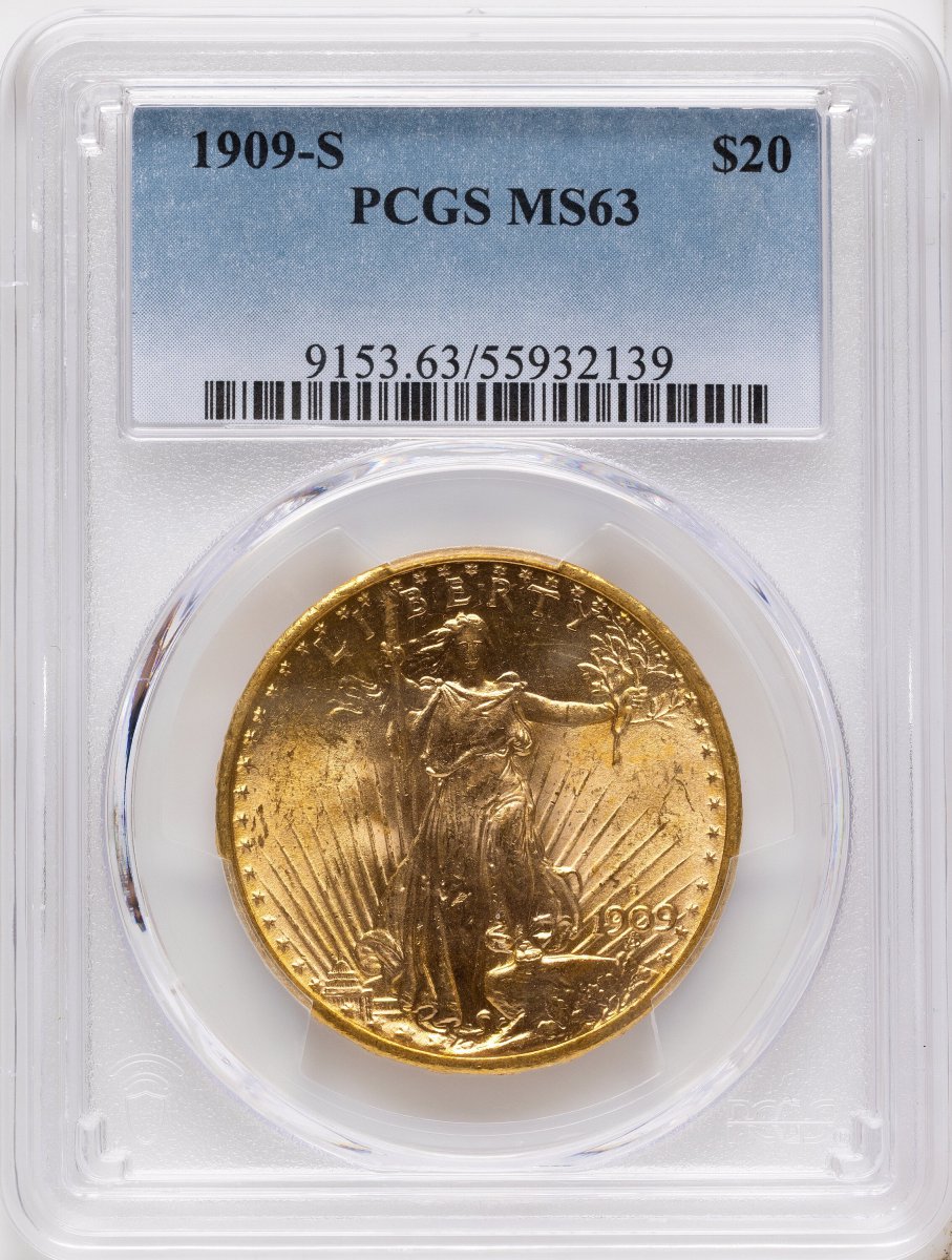 1909-S Saint-Gaudens Double Eagles (1909-S $20)