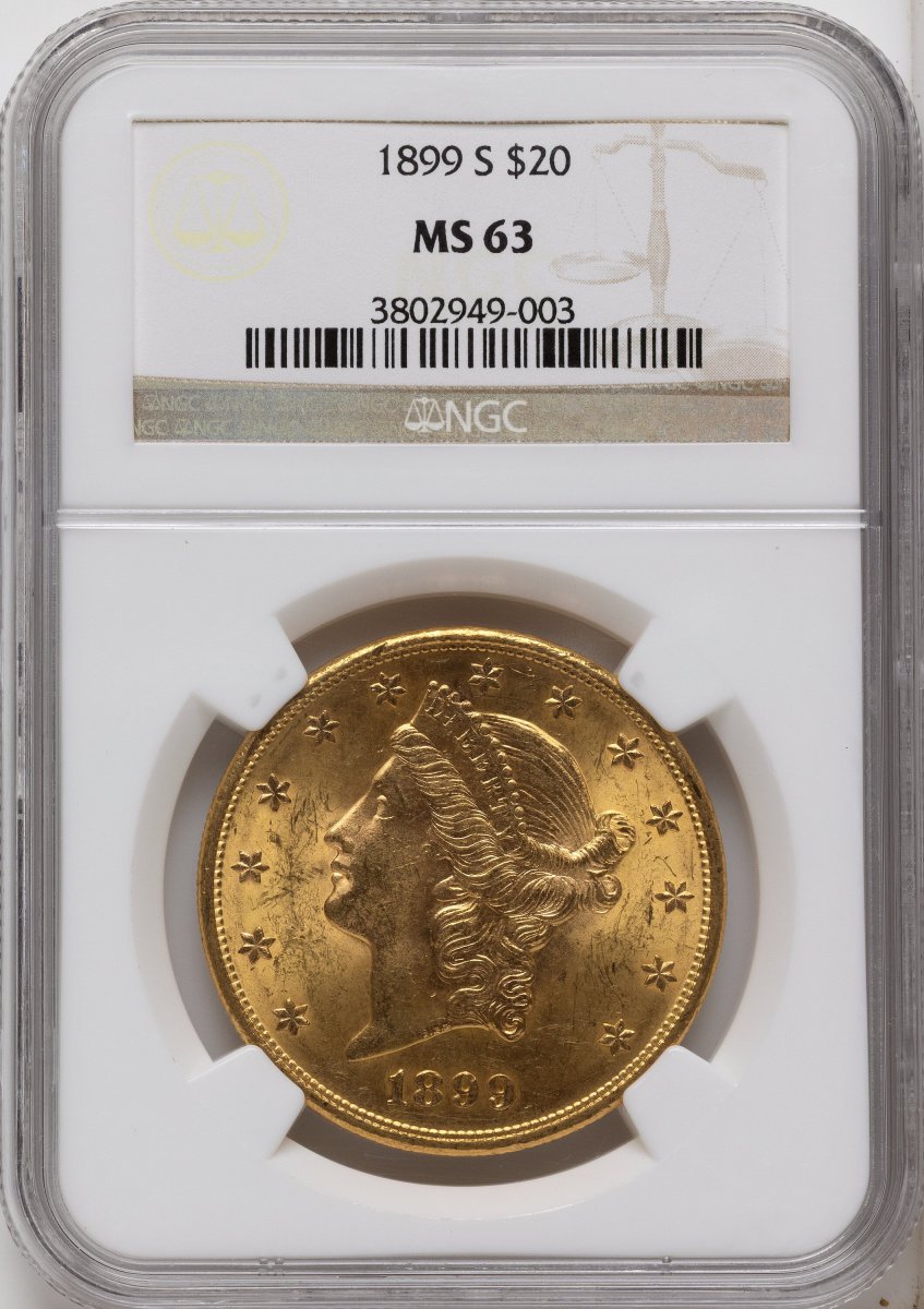 1899-S Liberty Double Eagles (1899-S $20)