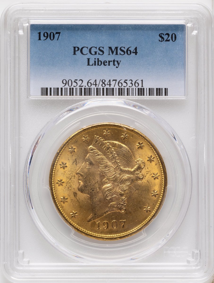 1907 Liberty Double Eagles (1907 $20 Liberty, MS)